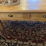 Antique solid wood farmhouse coffee table