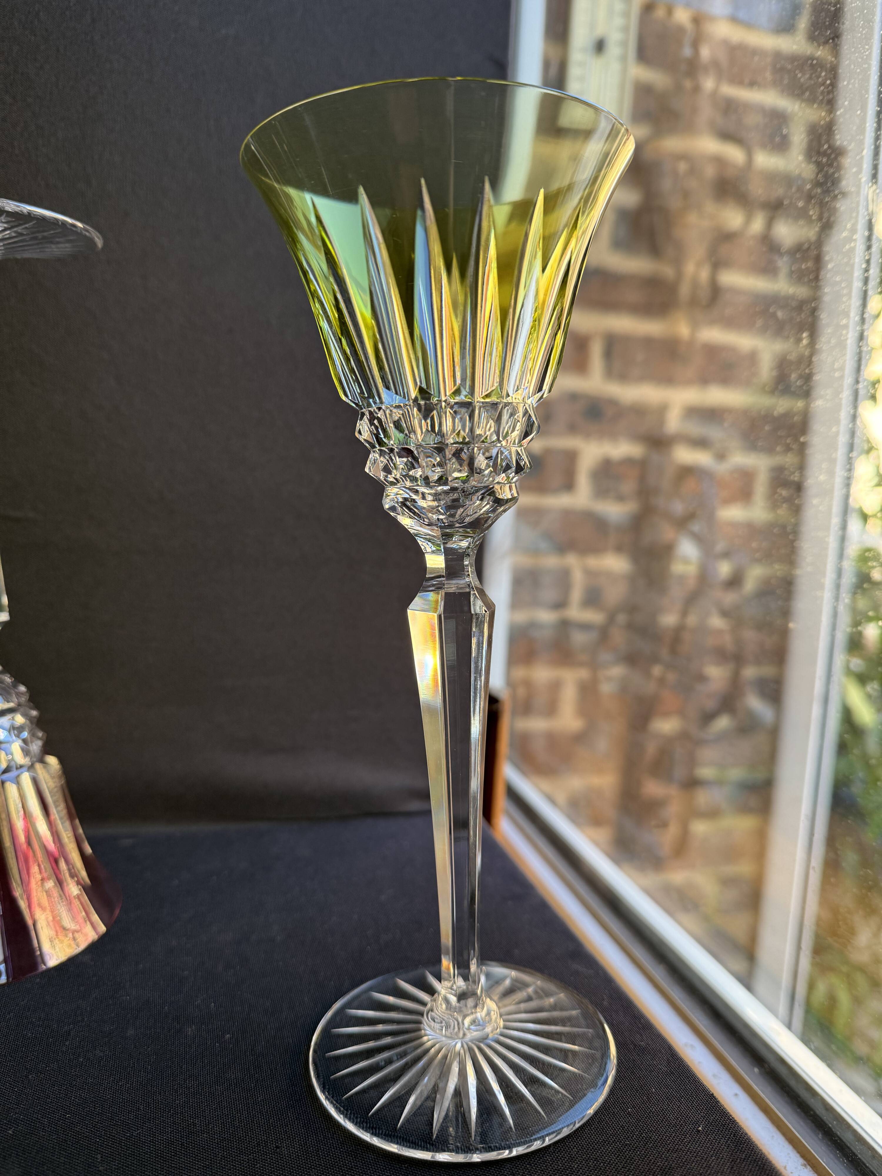 6 Wine Glasses – Double Crystal