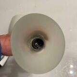 Chrome Satinated Glass Sconces Set of 2 1970’s