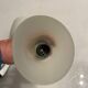 Chrome Satinated Glass Sconces Set of 2 1970’s
