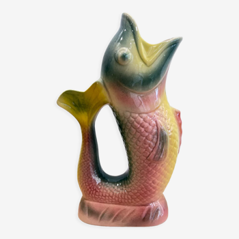 Vintage slurry fish decanter