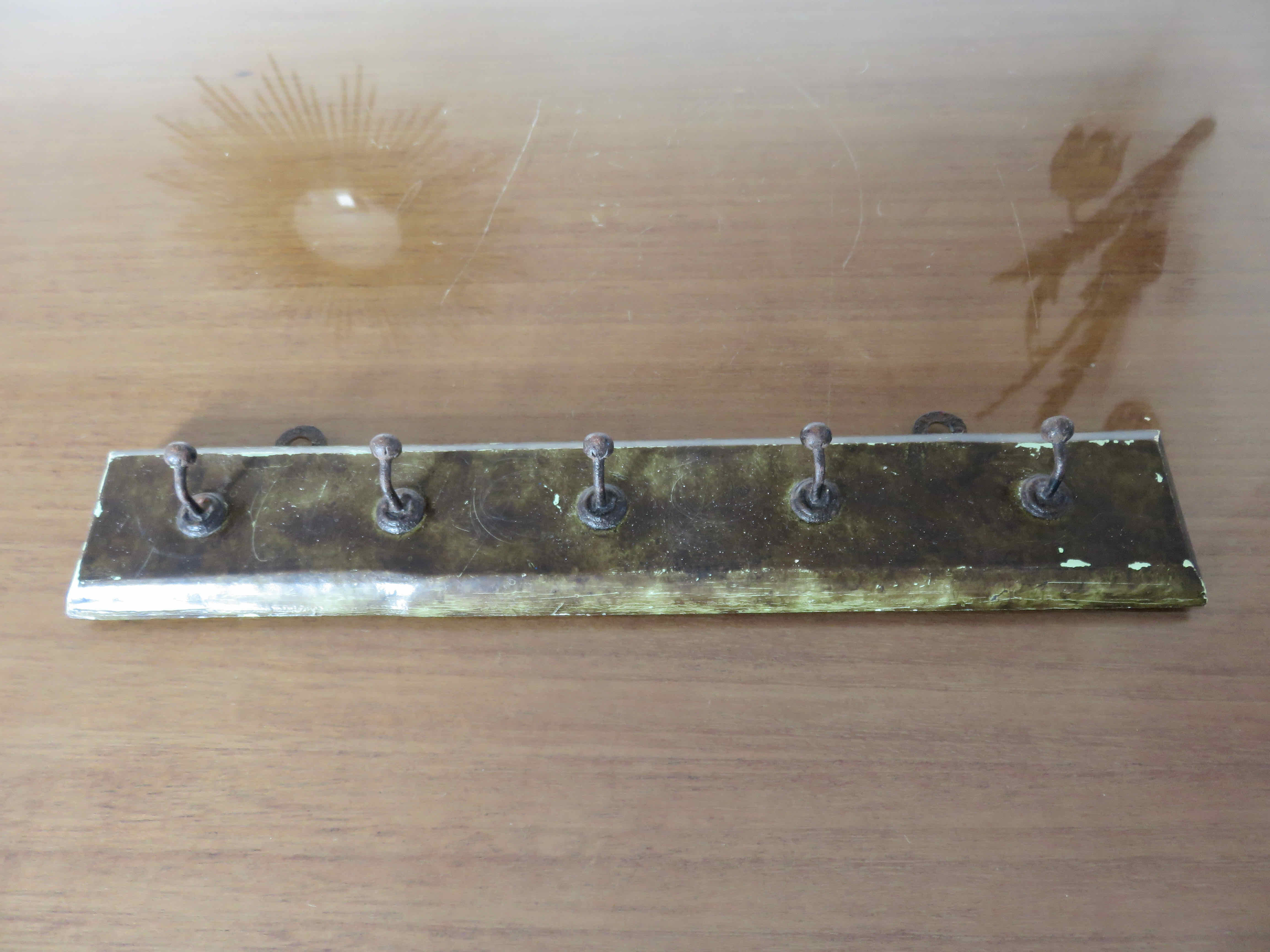 Wooden and metal tea towel door 30s 40