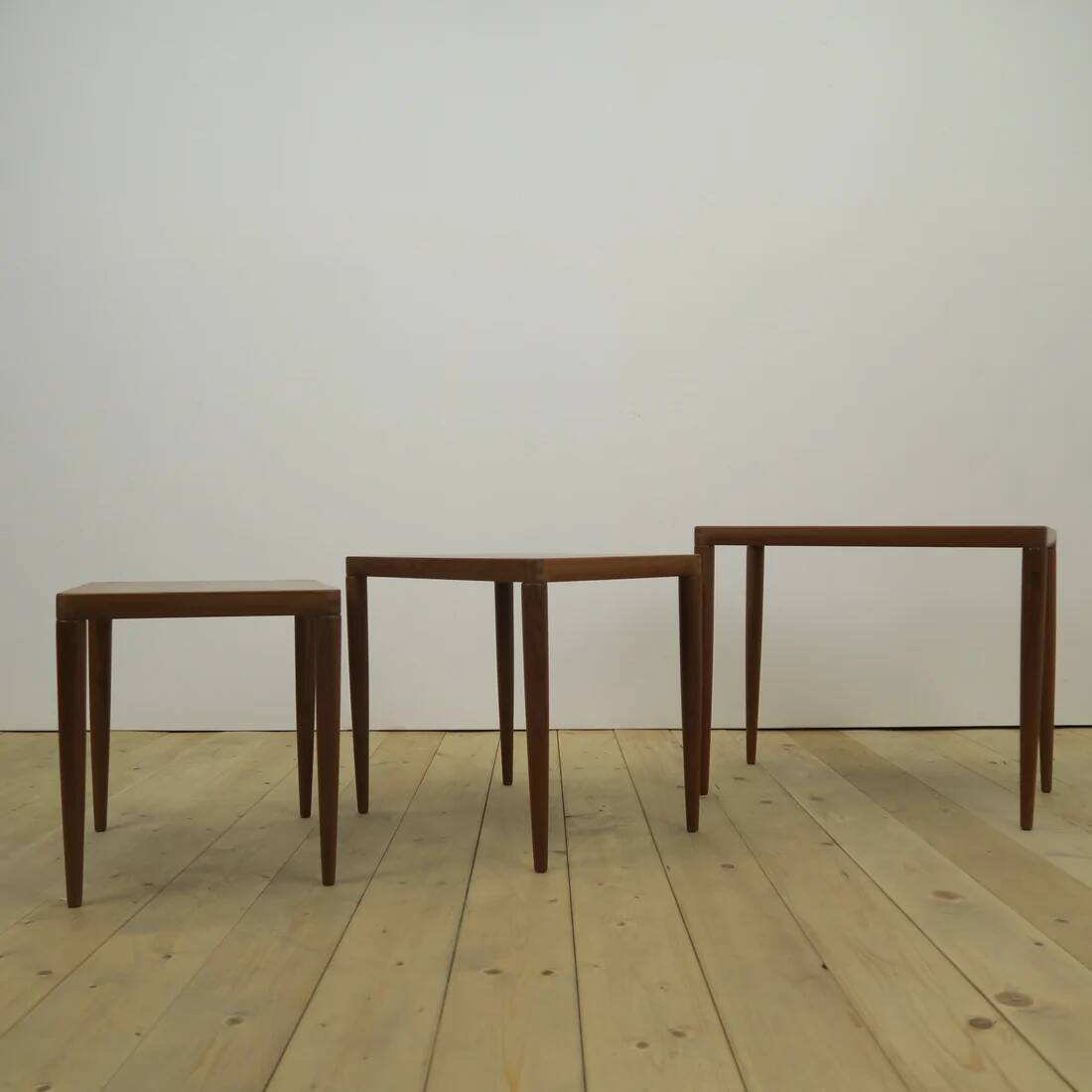 Nest of teak tables – H.W. Klein for Bramin, Denmark 1960 | Mid-Century
