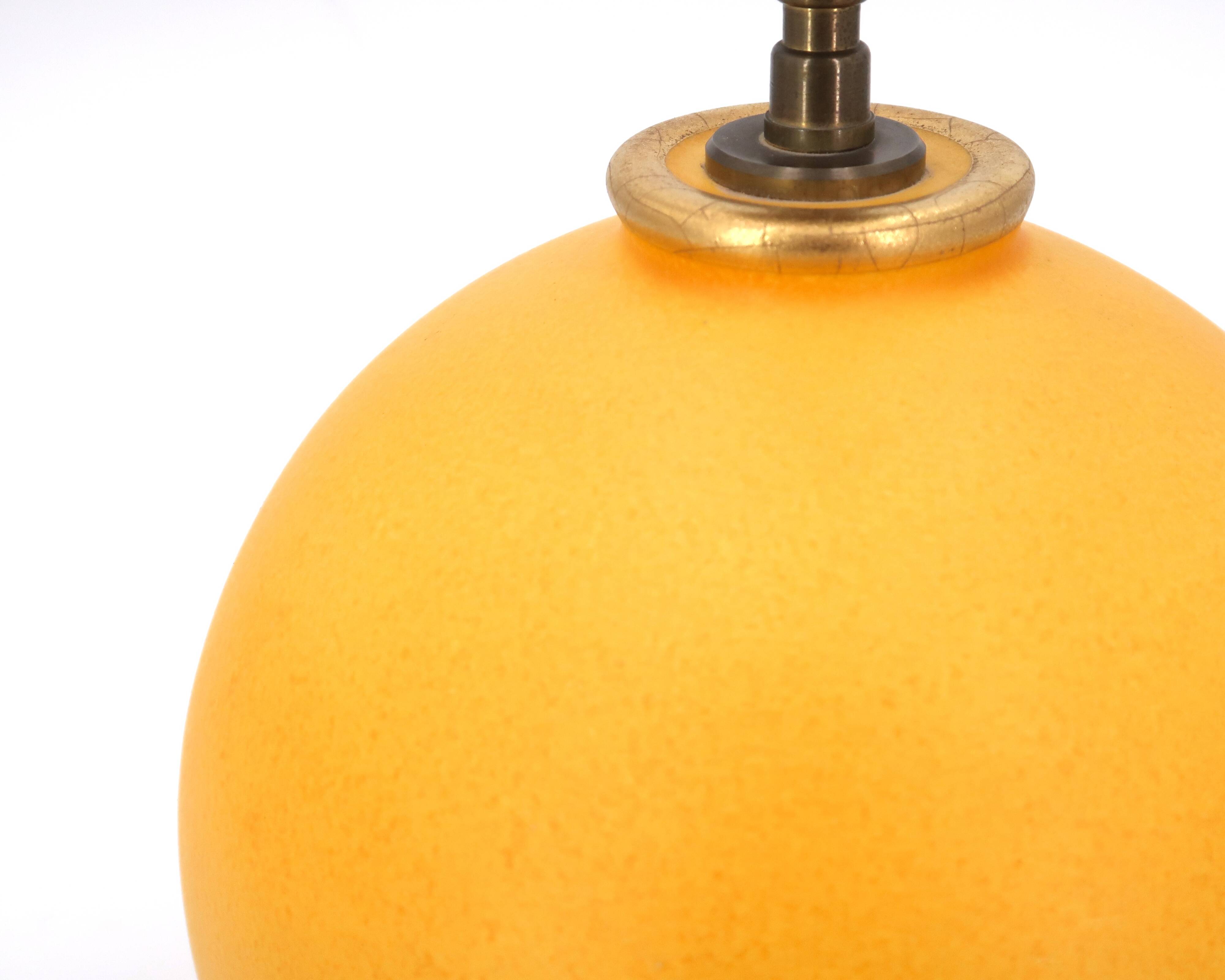 Robert Kostka ceramic ball lamp, 1990s