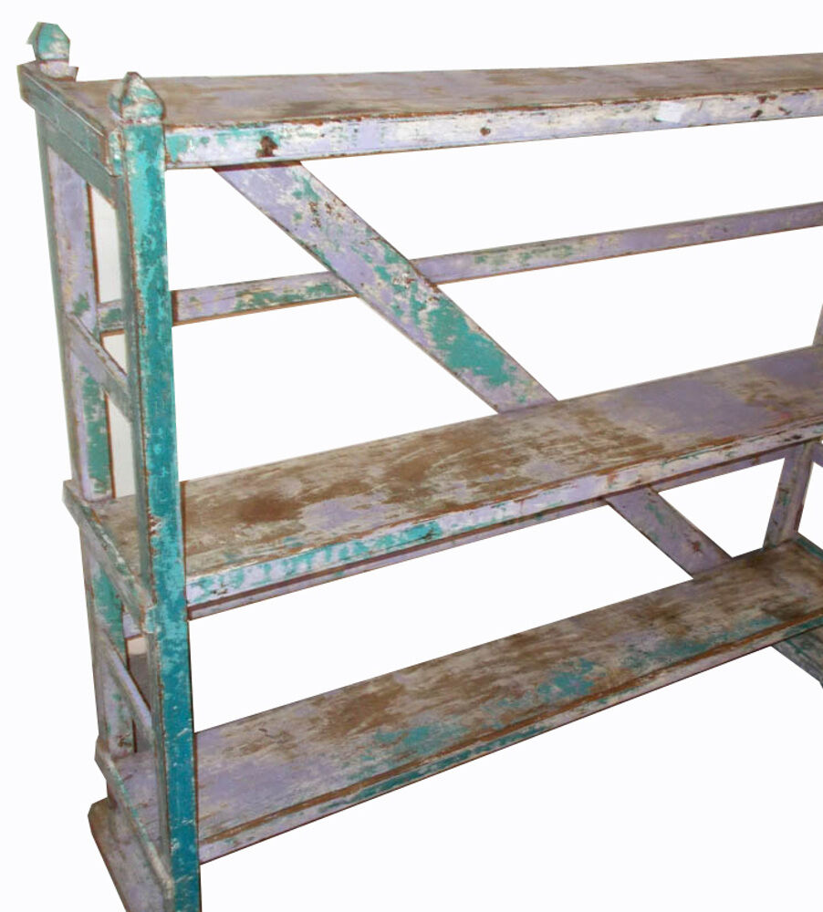 Teak bookcase shelves
