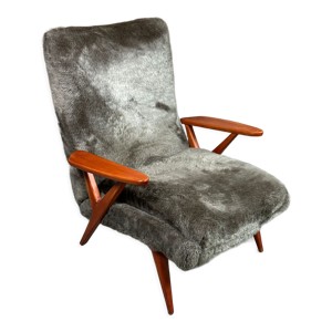 Fauteuil scandinave vintage 50's