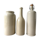 Lot de 2 bouteilles et 1 pot en grès