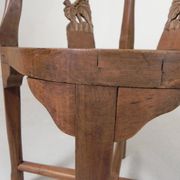 Ensemble de 2 chaises d'angle en teck, années 1980