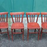 Lot of 8 bistro chairs