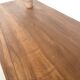 Farm table in solid cherry wood, turned legs, France, around 1900.