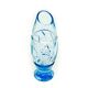 Mid-century modern vase, crystal, Czechoslovakia, 1950s