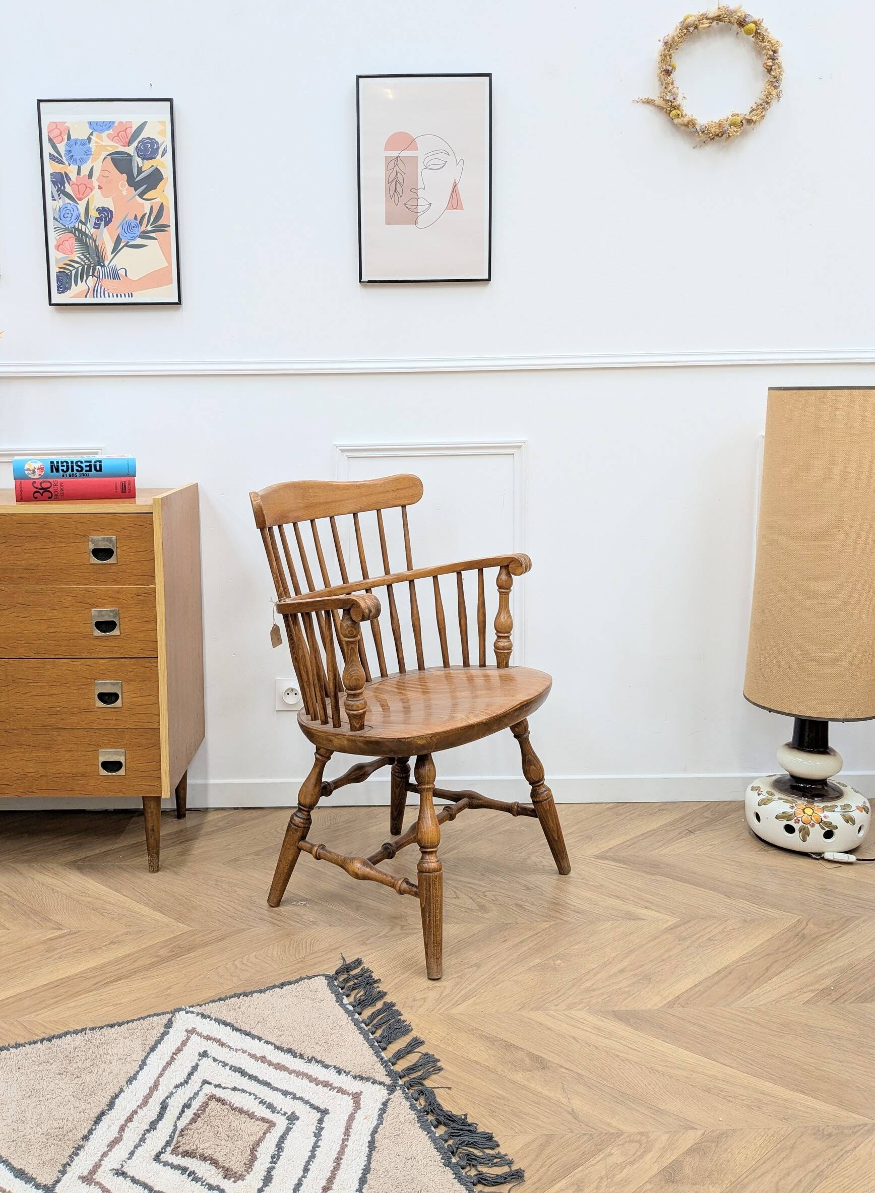 Fauteuil vintage en bois Stol Kamnik