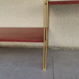 Vintage metal string shelves