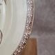Set of 2 antique ironstone plates, "Daisy" pattern, Grand Dépôt Paris.