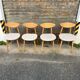 (Lot) 4 chaises Baumann Fontania (restaurées) 1960