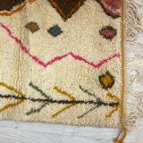 Handmade Moroccan Berber carpet 226 x 150 CM