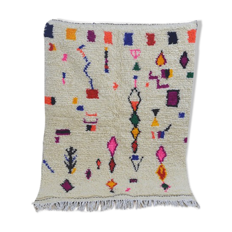 Colorful berber carpet 152 x 105 cm