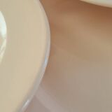 Set of 5 vintage earthenware plates