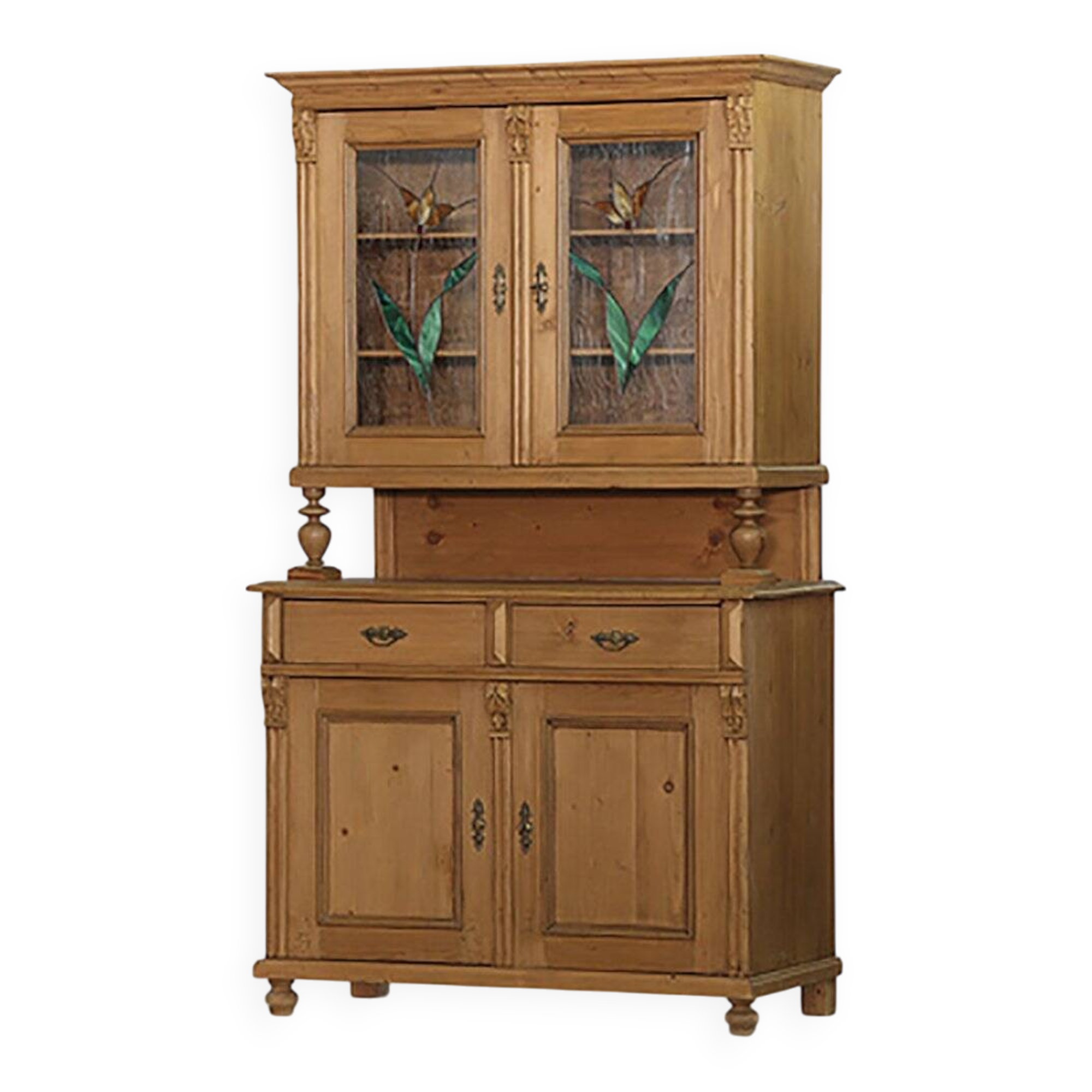 Pine kitchen cupboard, 1920s