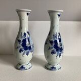 Pair of Delft vases