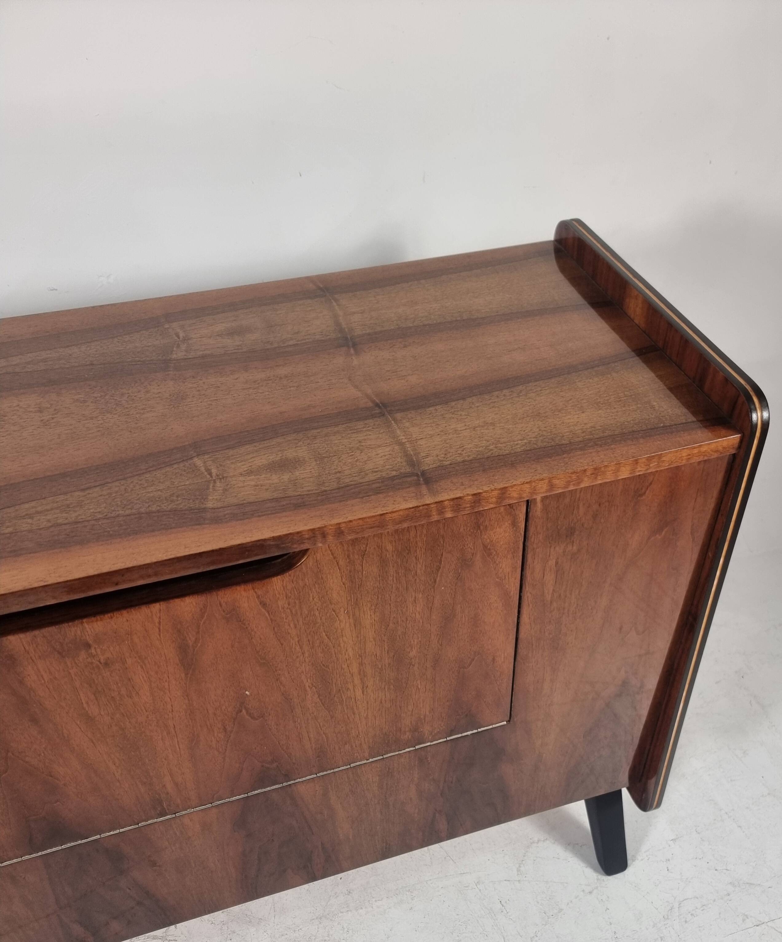 Commode vintage en noyer, 1970