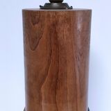 Vintage solid oak lamp base stamped H.44 cm