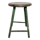Green Industrial Workshop Stool, 1960s