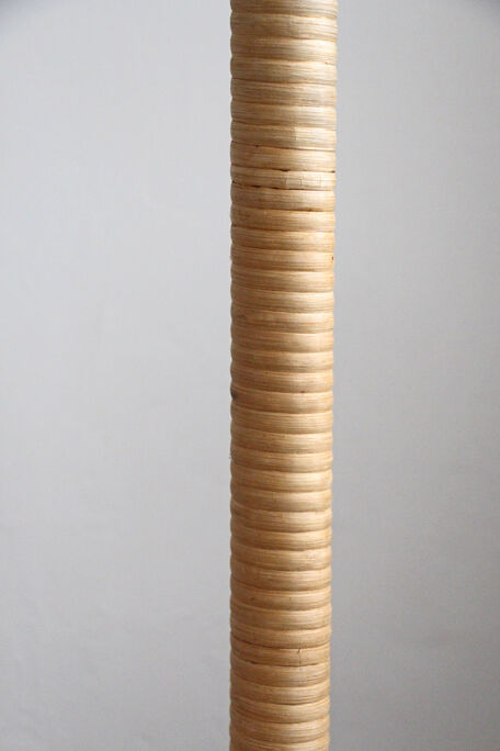 Vintage rattan lamppost