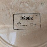 Old deep plate Gien model Dédée