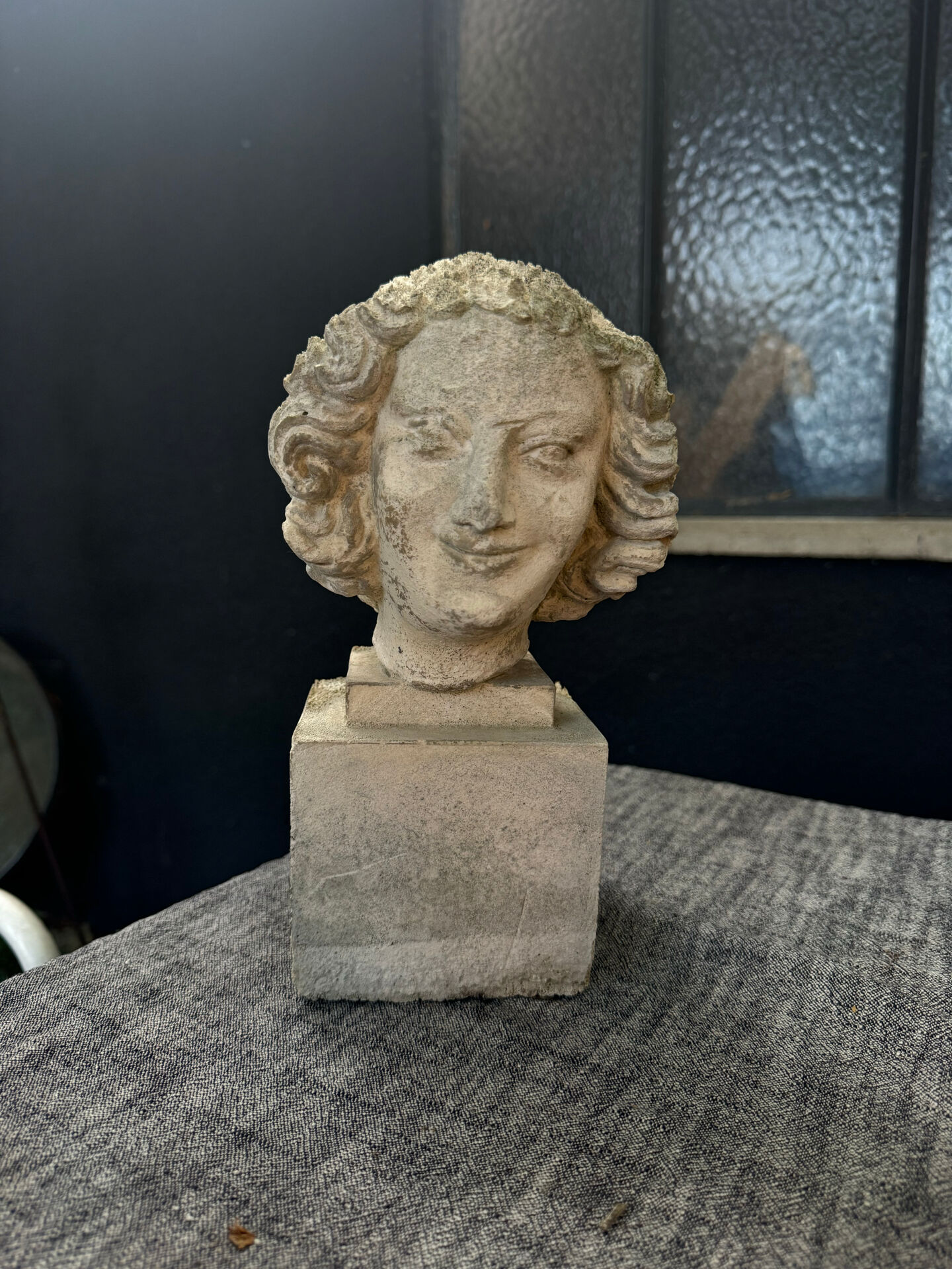 Antique plaster bust