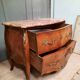 Louis XV style chest of drawers in veneer
