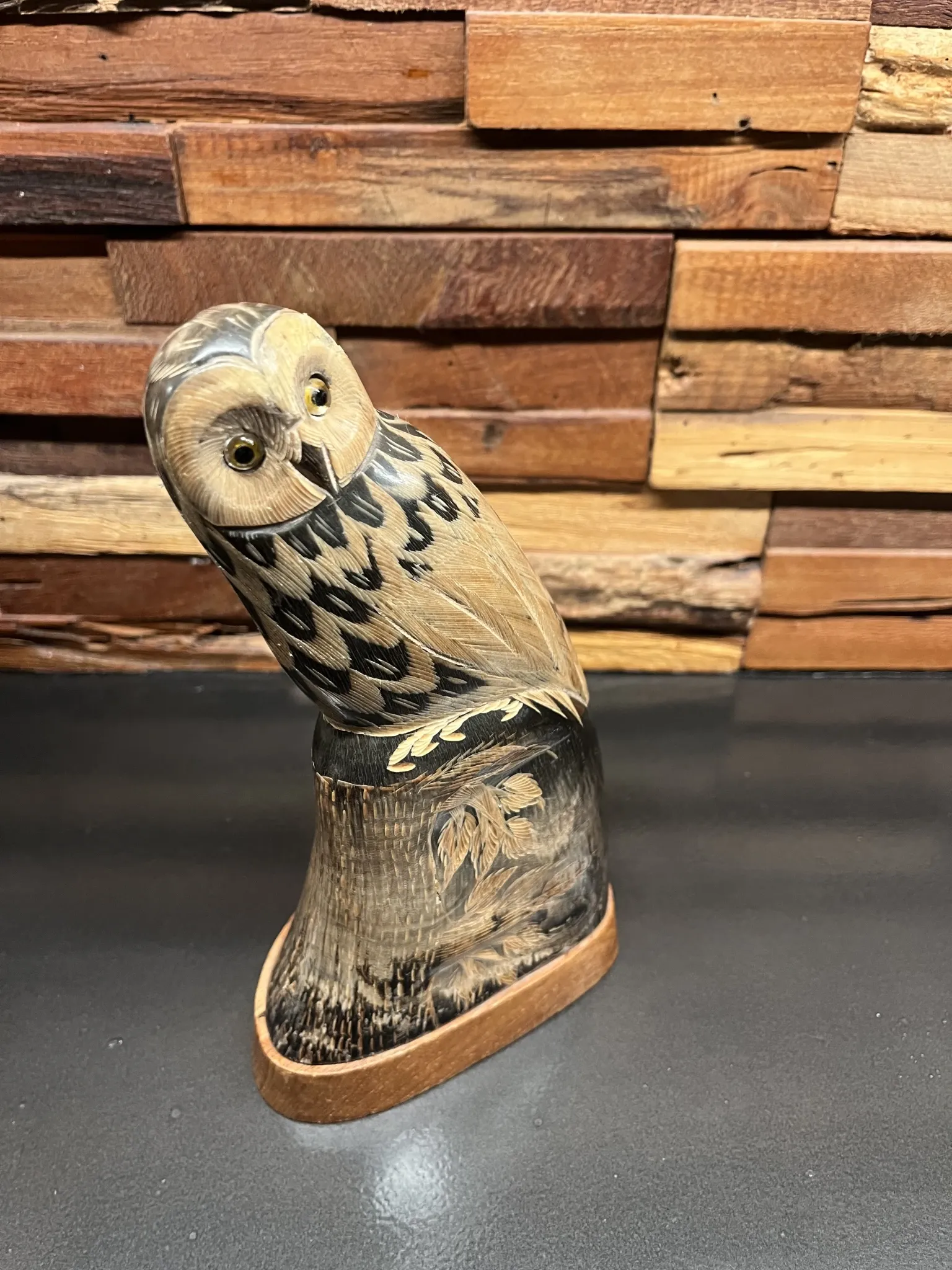 Owl sculpture