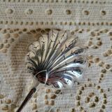 Silver-plated sugar spoon