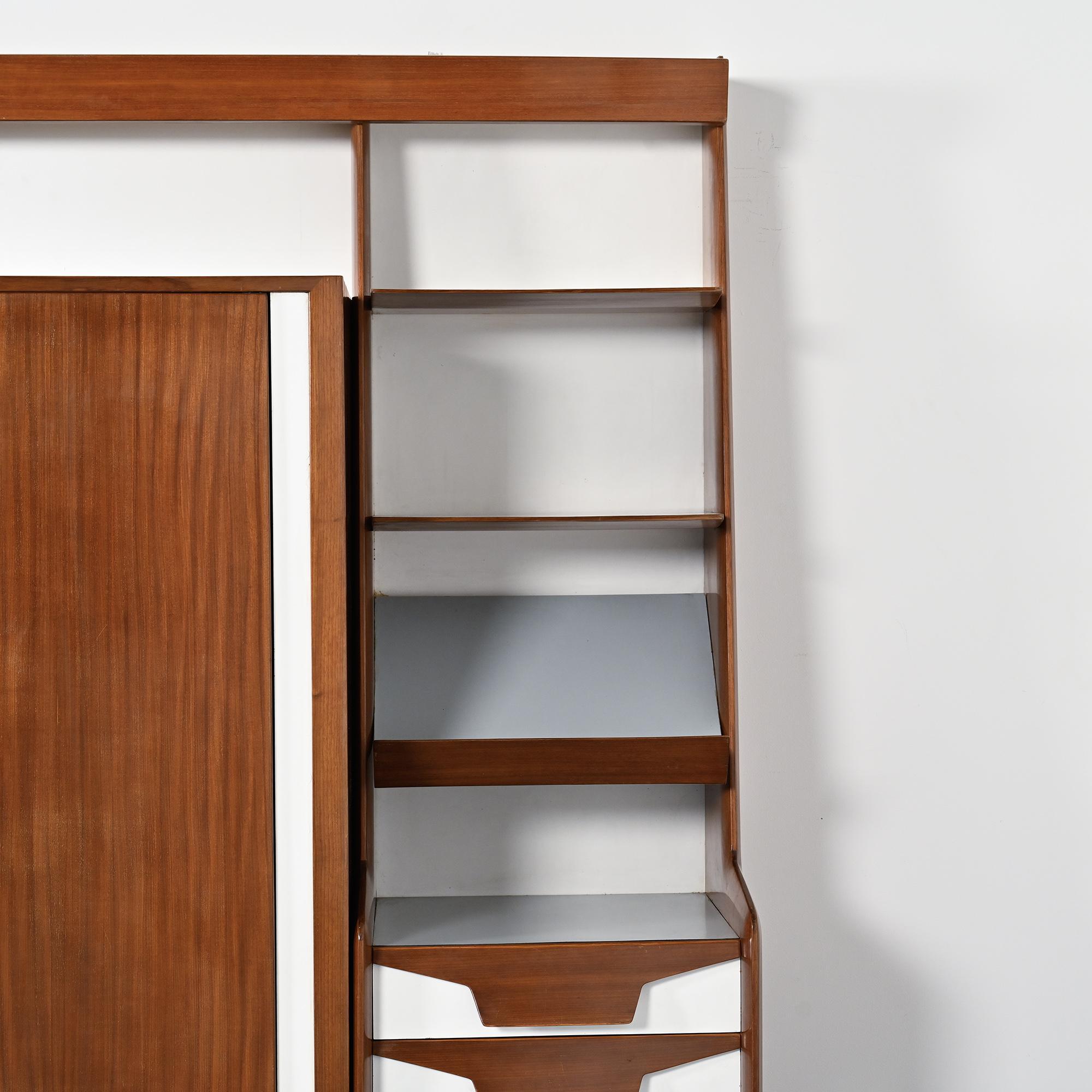 Wall unit by Gio Ponti for Prod. Italia, 1950s