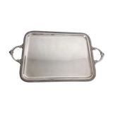 Silver metal tray