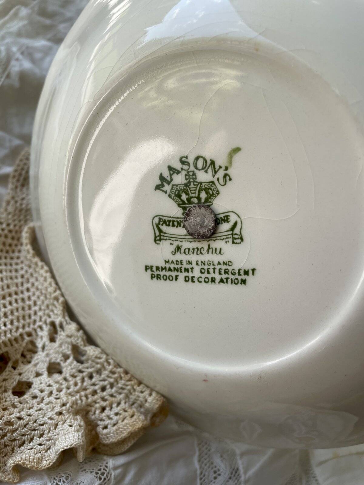 Servant 2 deep plates MASONS model Manchu