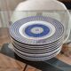 Christofle Océana Bleu dinner service, porcelain and fine gold