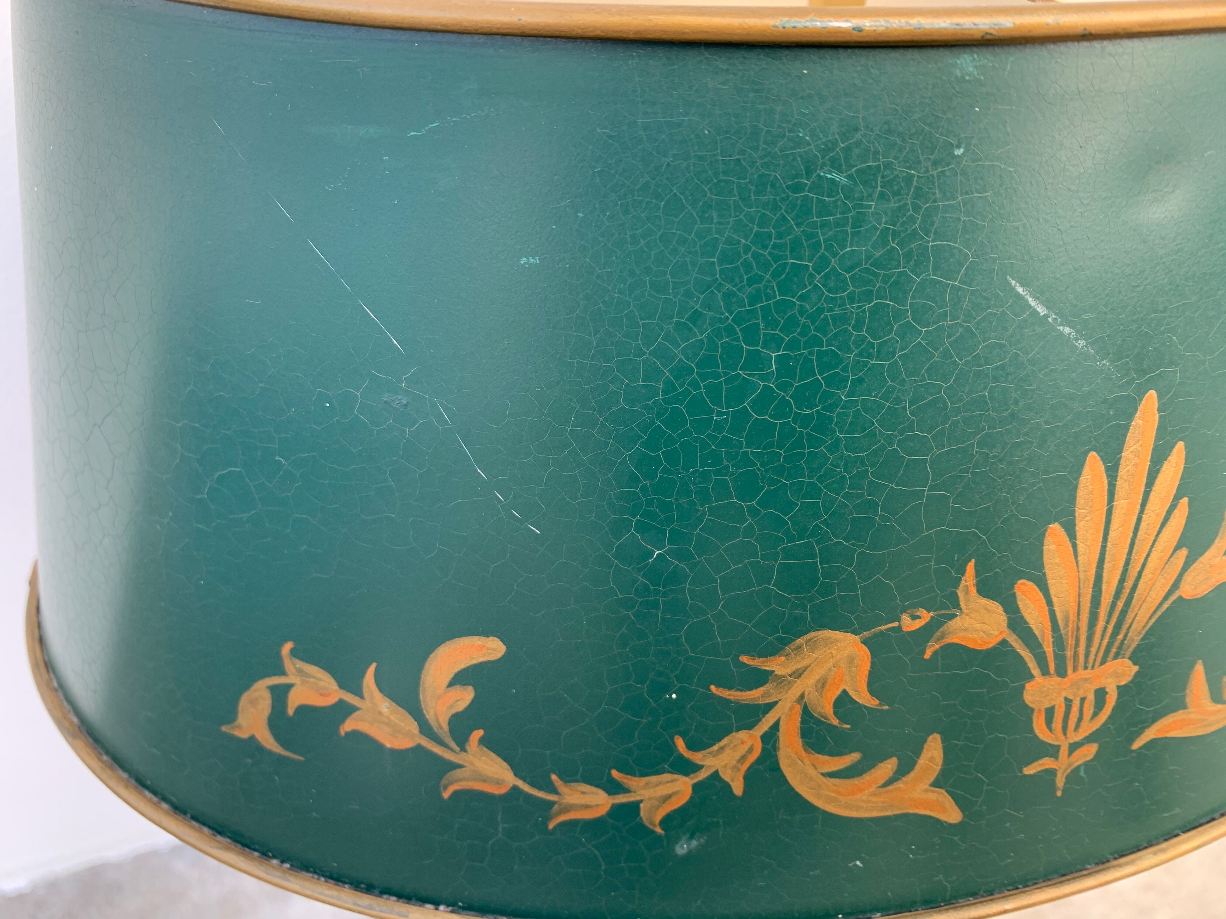 Lucien Gau's gilded bronze water bottle lamp Directoire style, 20th century