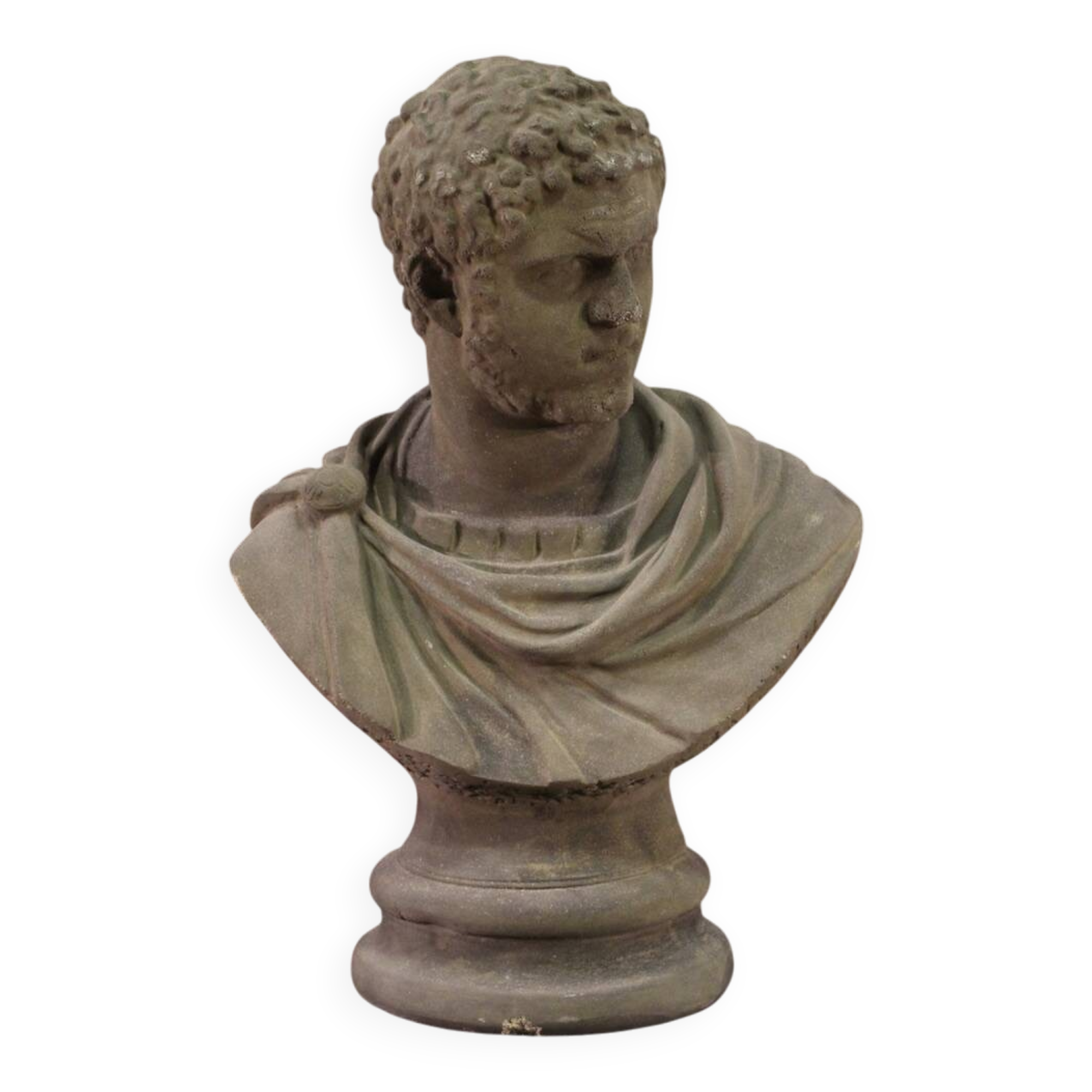 Buste en ciment de l'empereur Caracalla
