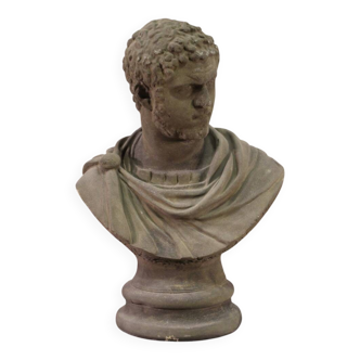 Cement sculpture bust of Emperor Caracalla