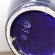 Art Deco vase in midnight blue glazed ceramic