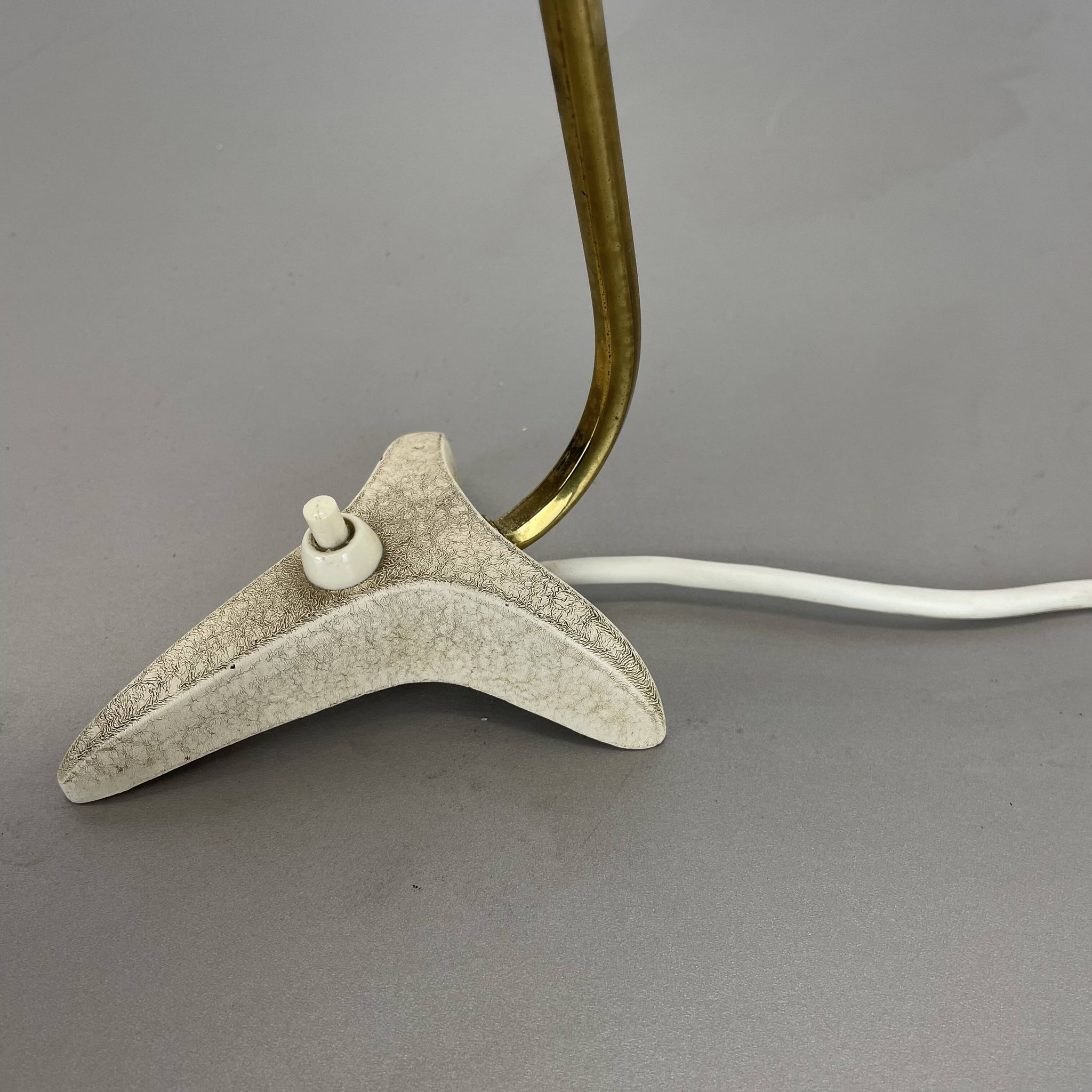 Original Modernist beige Metal Table Light by Cosack, Germany, 1960s
