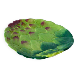 Oval slip dish "Artichoke" model, vintage