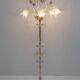 Ca'Rezzonico Blown Murano Glass 6 Arms Floor Lamp, Italy, 1950s