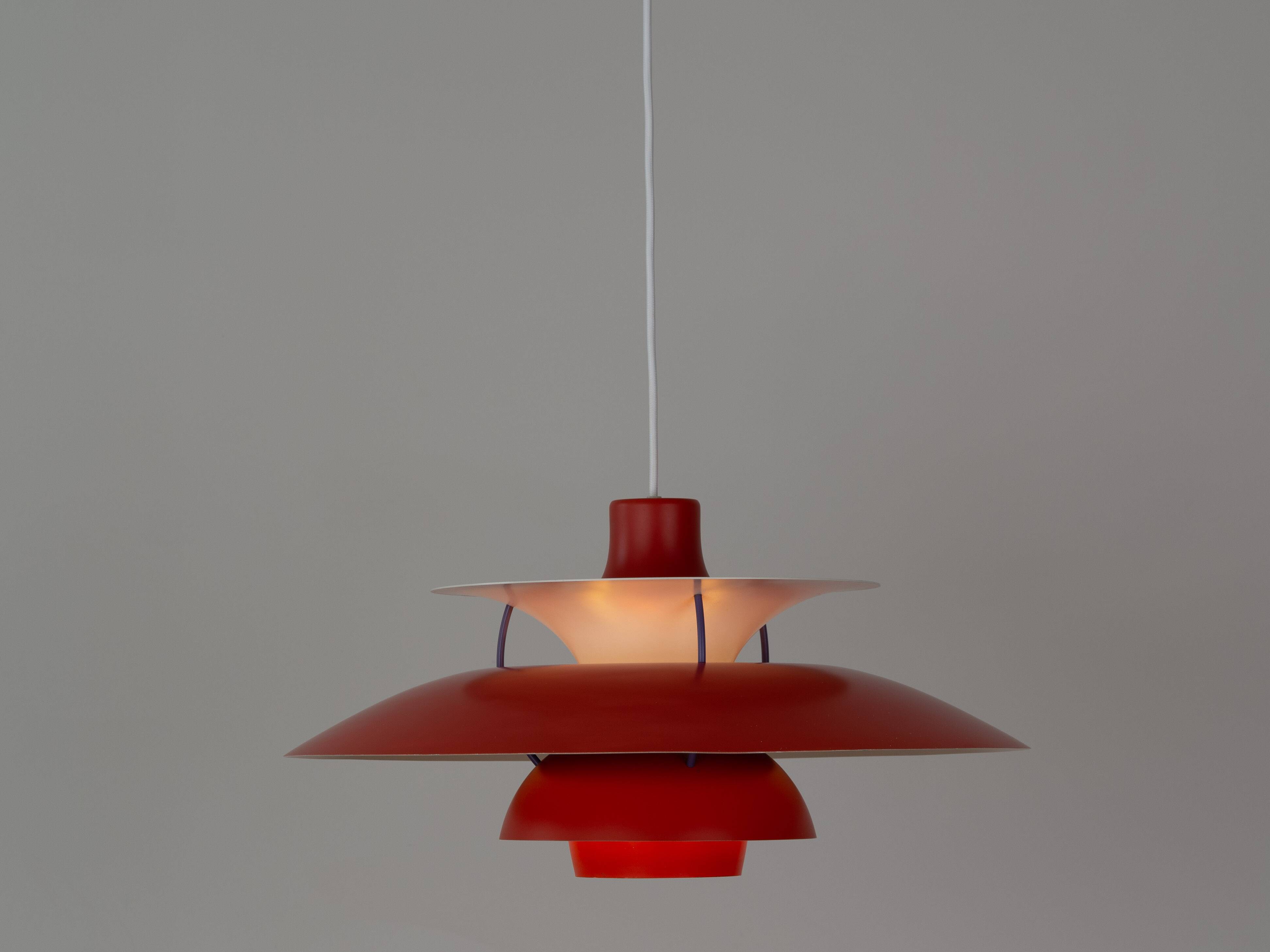 Danish vintage PH 5 pendant lamp by Poul Henningsen, Louis Poulsen, 1958