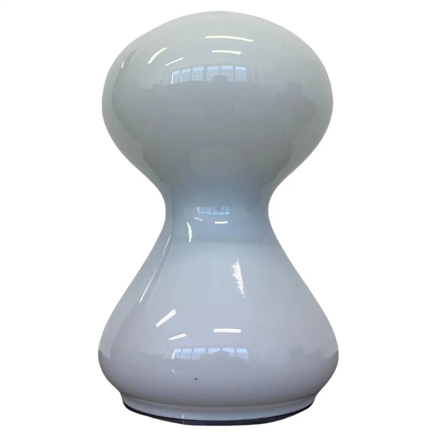 Glass midcentury table lamp by Ivan Jakes, Czechoslovakia, 1970s