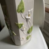 Vase with arum lilies