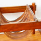 Dujo cuba coffee table in green marble and rosewood 70s