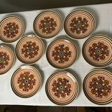 10 assiettes vintage