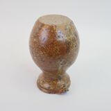 Brown speckled stoneware pitcher in very good condition